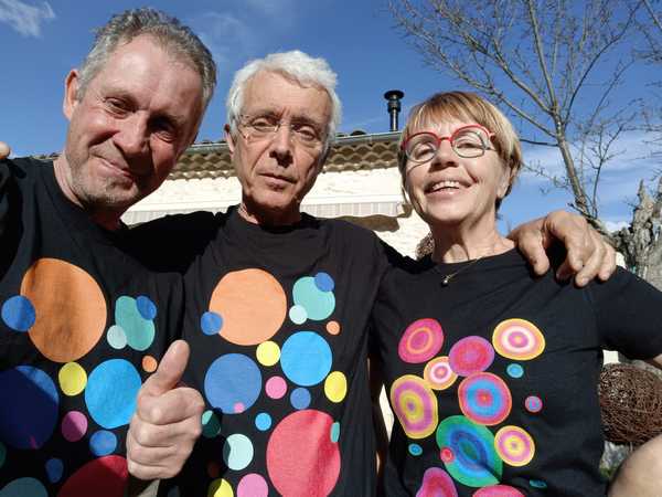 Trio-voyage en ronds